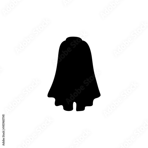 Superhero cape silhouette 