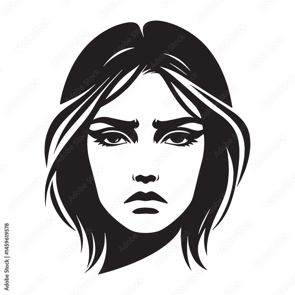 Soft Sad Face silhouette, expressive and vulnerable – Sad Face illustration – Minimalist Sad Face vector – Sad Silhouette
Soft Sad Face silhouette, expressive and vulnerable – Sad Face illustration – Minimalist Sad Face vector – Sad Silhouette