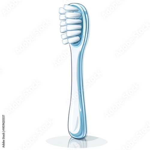 clean toothbrush isolated background