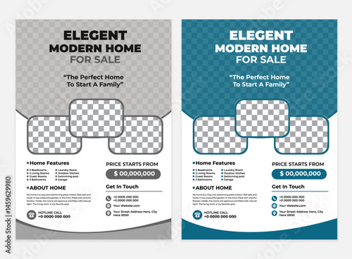 Creative Real estate flyer design