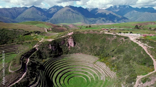 Moray is Made up of Circular Terraces, with Different Temperatures, Heights and Characteristics in Cusco, Peru