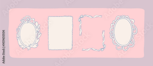 Фотография Coquette rococo frames collection