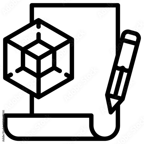 3D Model Icon