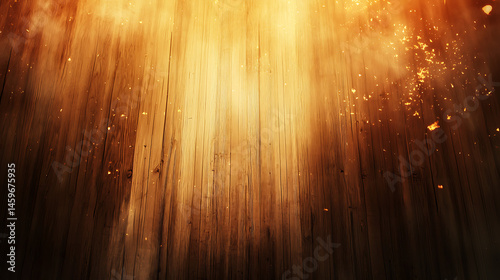 A wood grain background with a bright yellow color