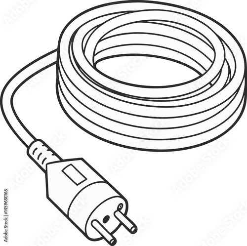 electric plug vector illustration