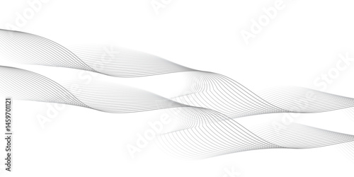  Abstract wave line for banner, wallpaper background with wave design.Abstract background with business lines.Dynamic flowing wave lines design element. Futuristic technology and sound wave pattern