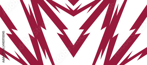 Abstract brown and white background with spikes and zigzag line patterns work