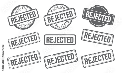 Rejected Stamp Set: Various Designs for Documentation