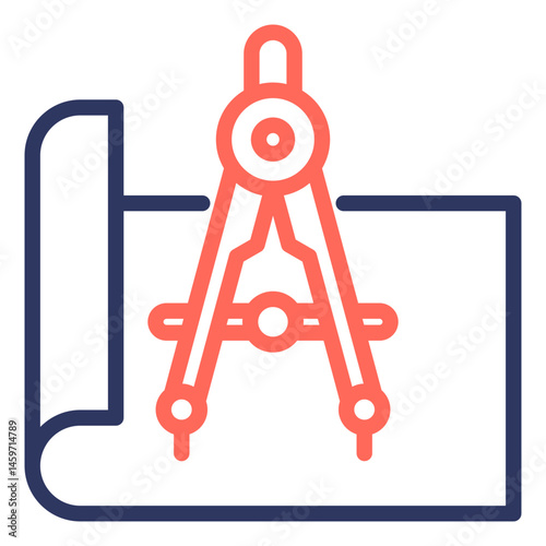 Drafting Compass Icon