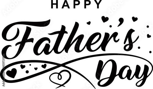 father's day text vector