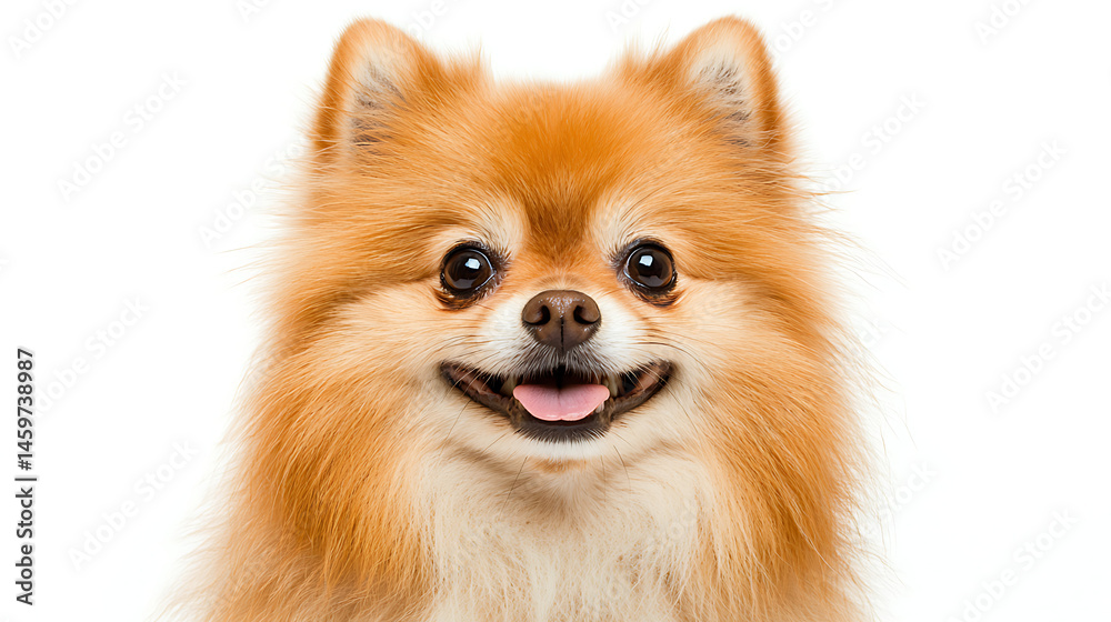 A cute dog with a pink tongue sticking out A cute dog with a pink tongue sticking out