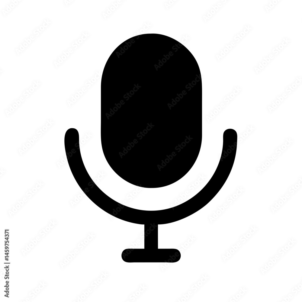 Microphone Icon Vector Illustration Microphone Icon Vector Illustration