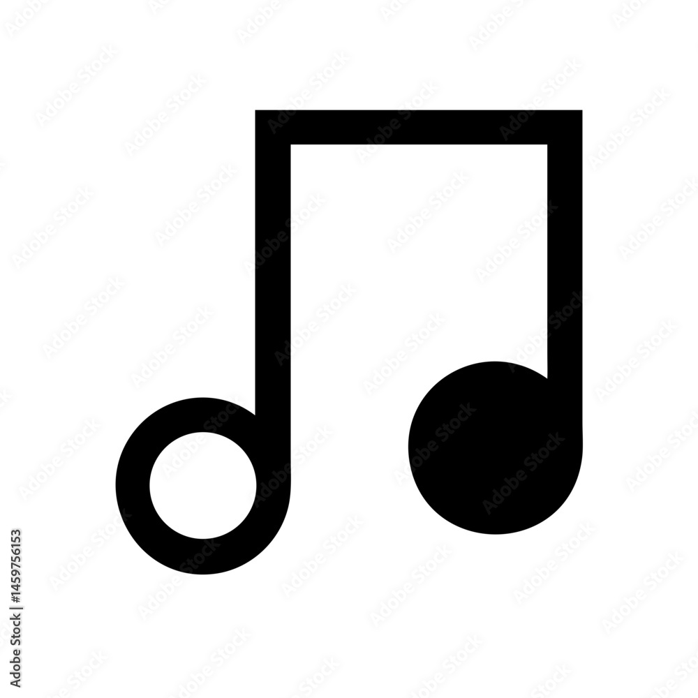Music or song icon vector illustration Music or song icon vector illustration