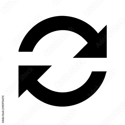 Data sync icon vector illustration