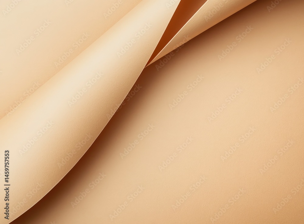 Beige Paper Curl Minimalist Beige Paper Curl Minimalist