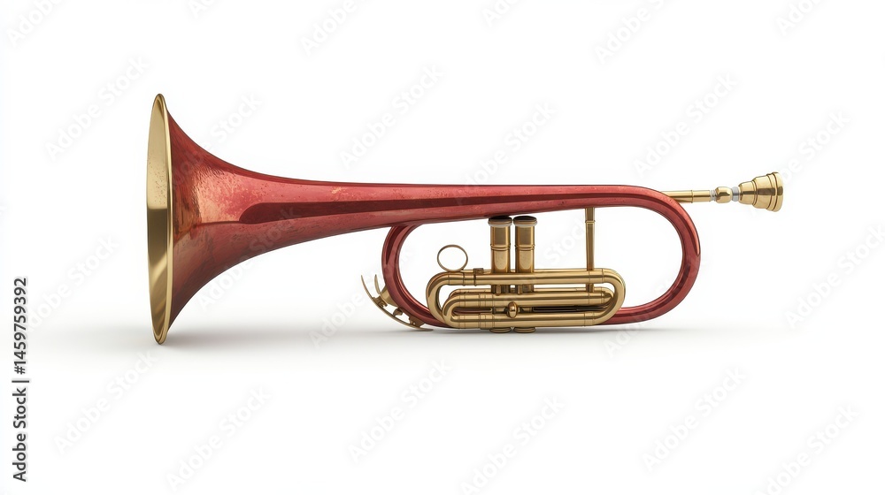 Obraz premium 19.Party horn blower isolated on white background