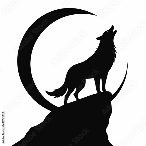 wolf howling wolf