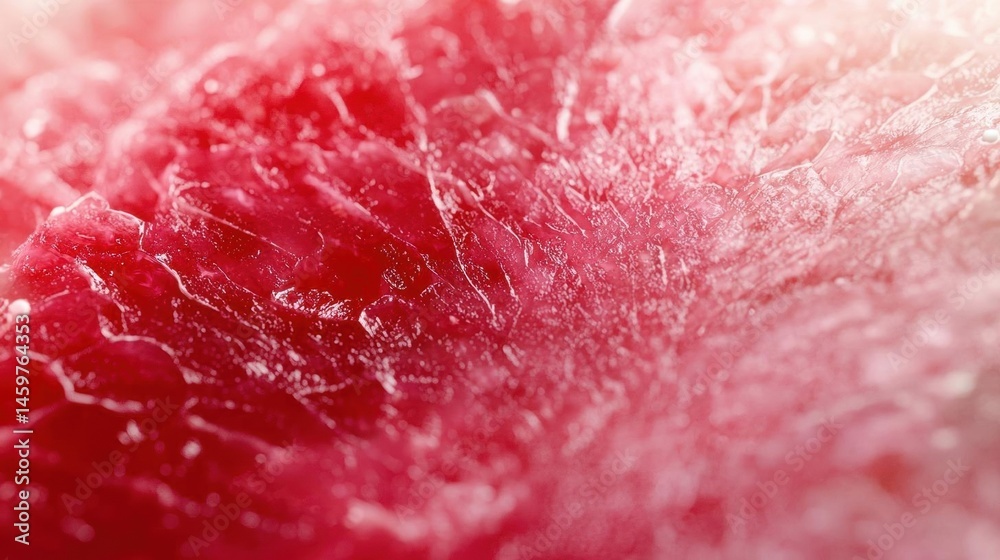 Close-up of a pinkish-red color with a textured surface. the texture appears to be rough and bumpy, with small bumps and grooves scattered throughout. Close-up of a pinkish-red color with a textured surface. the texture appears to be rough and bumpy, with small bumps and grooves scattered throughout.