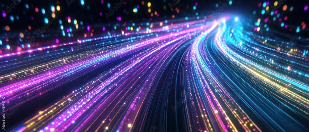 Abstract light trails background Abstract light trails background