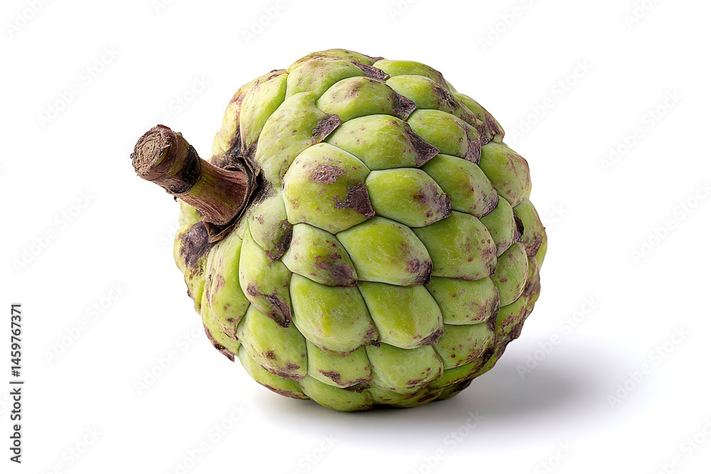 Obraz premium Custard apple isolated on a white background