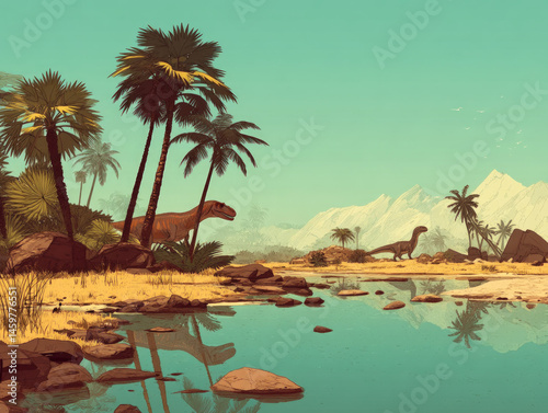 Illustration of the prehist...
