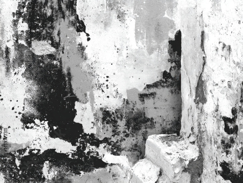 Pattern of distressed fabri...