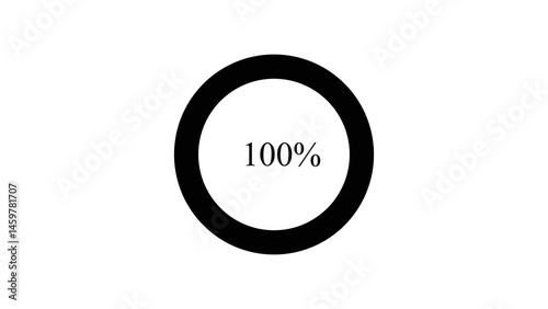 Loading circle, Progress loading bar circle icon 