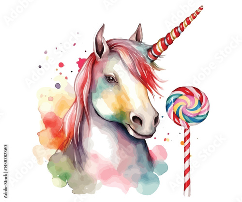 A white farm horse, a mammal with a brown mane, enjoys a flower