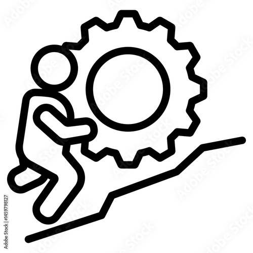 Effort Outline Icon