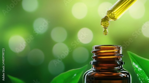 Essential Oil Dropper, Amber Bottle, Natural Remedy