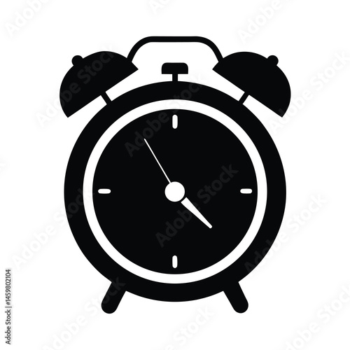 black alarm clock