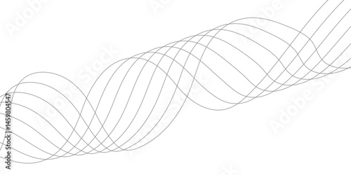 Abstract white background with a glowing abstract waves. Abstract wave element for design. Digital frequency track equalizer, Futuristic background design. Long exposure, Light painting photography.