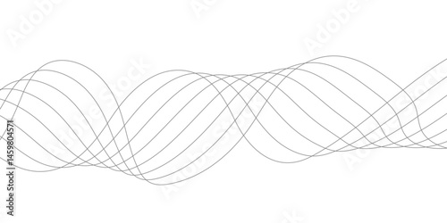 Abstract white background with a glowing abstract waves. Abstract wave element for design. Digital frequency track equalizer, Futuristic background design. Long exposure, Light painting photography.