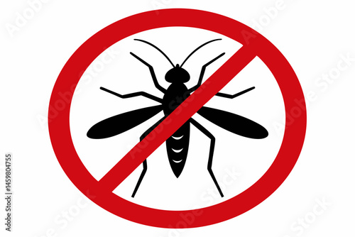 stop mosquito sign