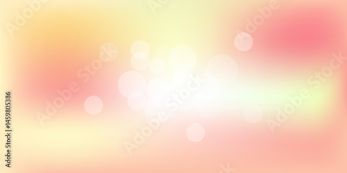 Abstract clear blue sky. Pastel rainbow. Light blue, pink and yellow color vector banner.
Pastel gradient sky pattern. Blurred light fuzz colorful gradient background. Vector soft horizontal backdrop
