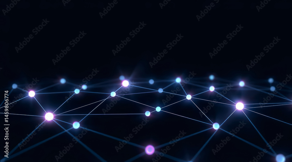 Obraz premium Abstract Network Connection