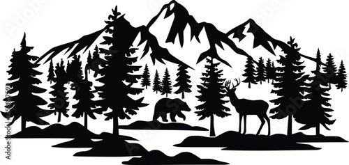 Mountain Metal Wall Decor, Mountain Tree and Cyclist Wall Art, Metal Biker Wall Art, Biker Metal Wall Art, Bicycle Lover Gift, Wall Hangings
ountain Forest Metal Wall Decor, Yard Mountain Range View, 