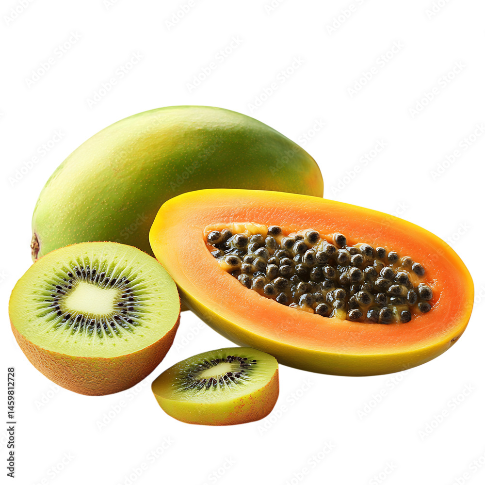 Luminous Modern Fusion Slick Tropical Combination Isolated on Transparent Background Luminous Modern Fusion Slick Tropical Combination Isolated on Transparent Background