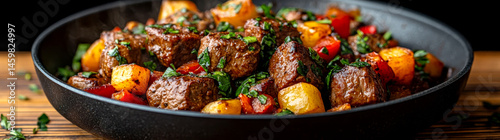 Freshly Cooked Meat Stew with Vegetables