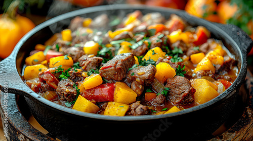  Iron Pot Stew – Traditional Cooking Style