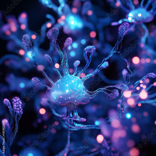 An abstract background featuring interconnected cell-like shapes, evoking biology, networks, and organic patterns. Perfect for scientific, tech, or artistic visuals with a modern touch.

