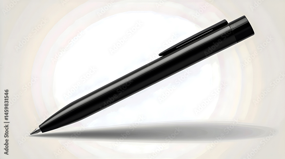 custom made wallpaper toronto digitalFlat Vector of Black Pen on White Background