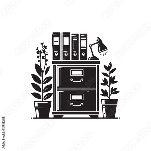 File Cabinet vector (3).eps