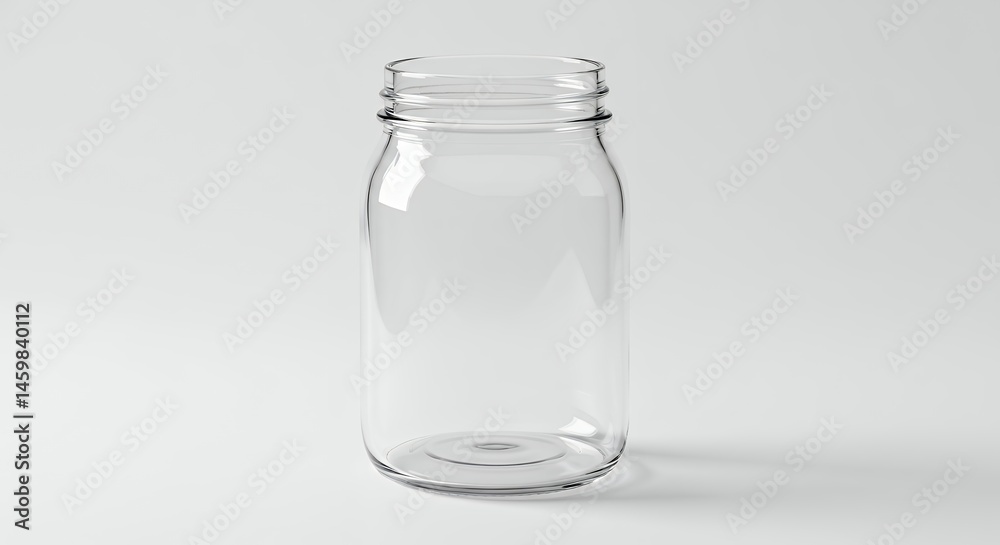 Empty clear glass bottle Empty clear glass bottle