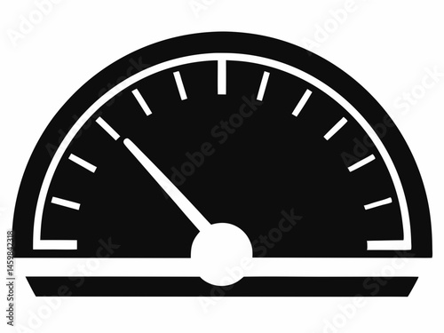 Rev Up Your Designs Speedometer Icon Vector Graphic, Perfect for dashboards