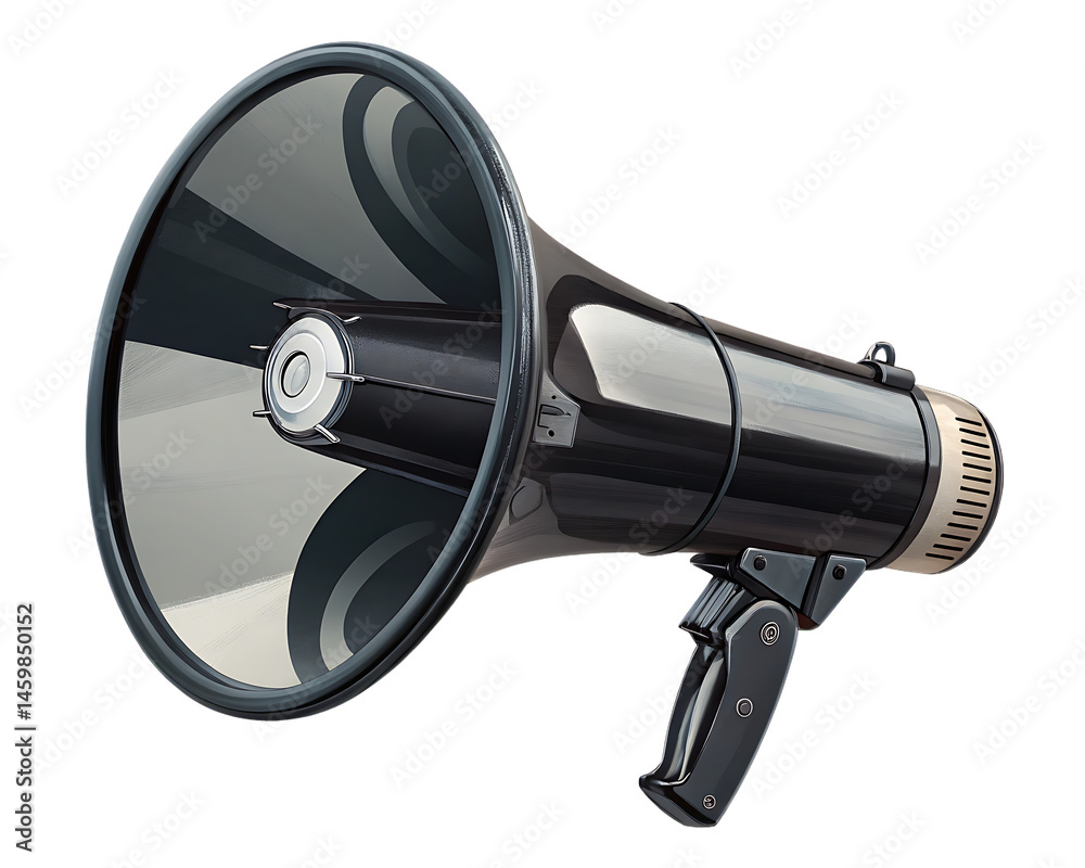 Naklejka premium megaphone isolated on white background PNG