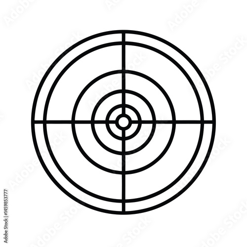 target on white background