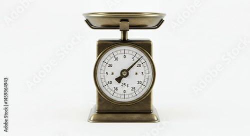 Vintage bronze scale
