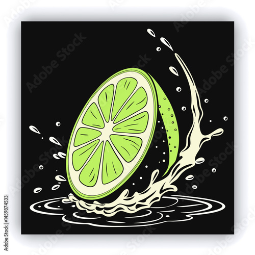 Banner image for design, web site. Watermelon drink in glasses and slices of watermelon on plate on light gray table background. Table top view with copy space