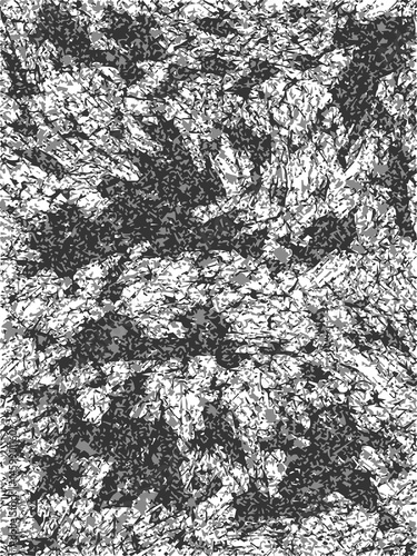 Black and White Abstract Grunge Texture Vector Background